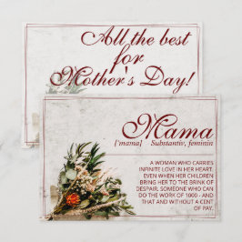 Mama - gewoon onvervangbaar - Bouquet