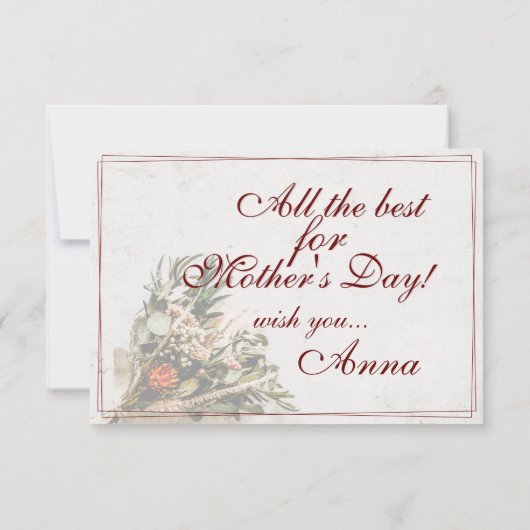 Mama - gewoon onvervangbaar - Bouquet (Achterkant)