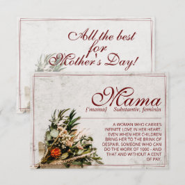 Mama - gewoon onvervangbaar - Bouquet