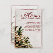 Mama - gewoon onvervangbaar - Bouquet (Voorkant / Achterkant)