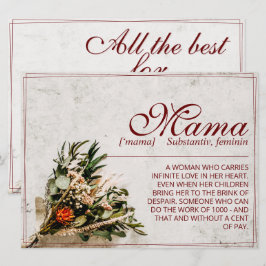 Mama - gewoon onvervangbaar - Bouquet