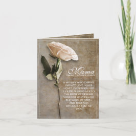 Mama - gewoon onvervangbaar -  kaart