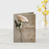 Mama - gewoon onvervangbaar -  kaart (Gele Bloem)