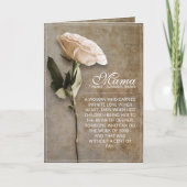 Mama - gewoon onvervangbaar -  kaart (Voorkant)