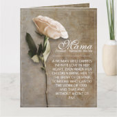 Mama - gewoon onvervangbaar -  kaart (Voorkant)