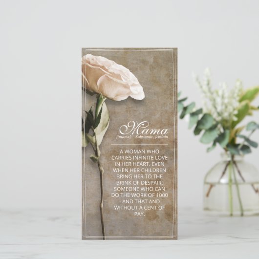 Mama - gewoon onvervangbaar - vintage (Staand voorkant)