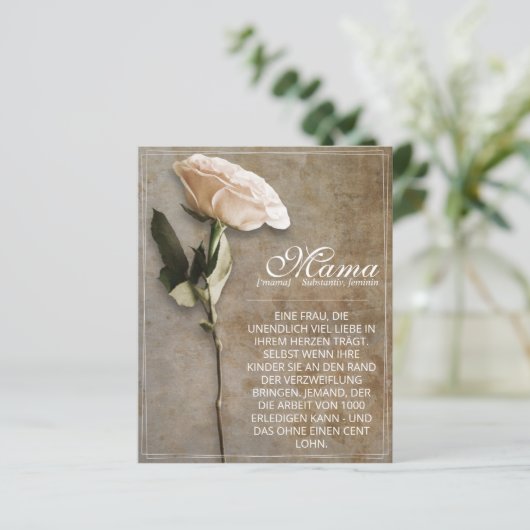 Mama - gewoon onvervangbaar - vintage (Staand voorkant)