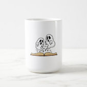 Mama Ghost T-shirts, papa cadeau, Kinder kleding. Koffiemok (Center)