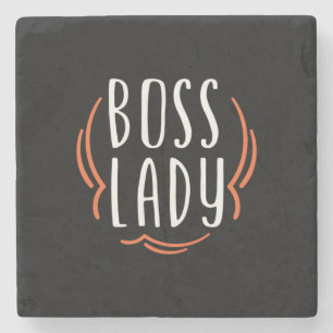 Mama Gift Boss Lady Stenen Onderzetter