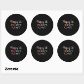 Mama Gift Happy First Moederdag Ronde Sticker (Vel)