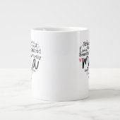 Mama Gift Mam Manuscript Inspioneert Harten Grote Koffiekop (Voorkant)