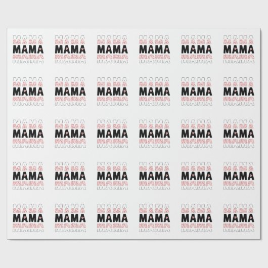 MAMA Gift Wrapping Paper Cadeaupapier (Vlak)