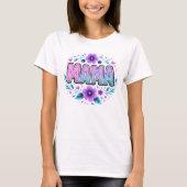Mama Glitter Sparkle T-shirt - Moederdag cadeau v (Voorkant)