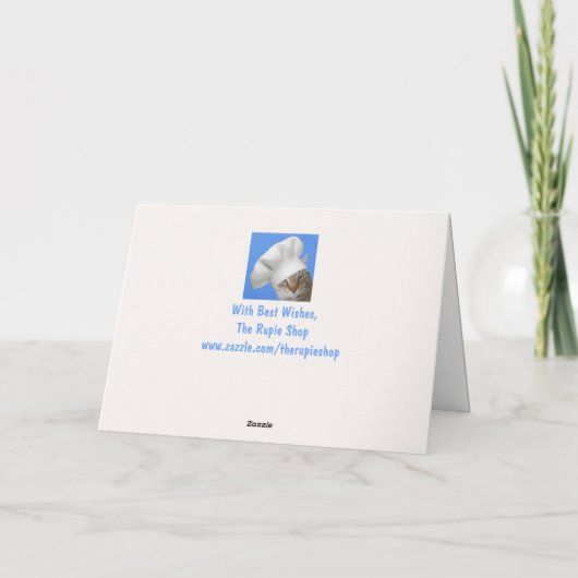 Mama Goat Moederdag Kaart (Achterkant)