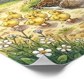 Mama Goose en Goslings-kinderkamer Poster (Hoek)