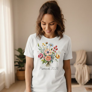 Mama Goose Est Speelse Vrouwelijke Moederschap T-shirt