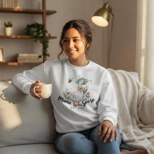 Mama Goose Est Speelse Vrouwelijke Stijl Trui