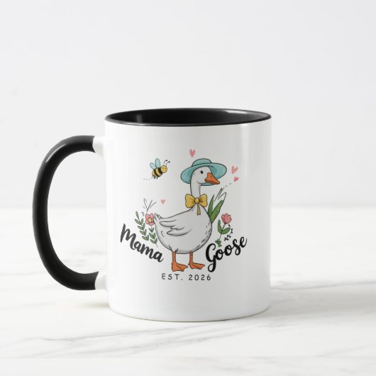 Mama Goose Est Zoete Moederstijl Mok (Links)