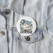 Mama Goose Gekke Goose Moederdag Ronde Button 7,6 Cm (In situ)