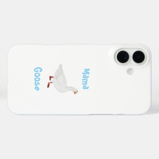 Mama Goose iPhone Case - Moederdag Gift (Achterkant (horizontaal))