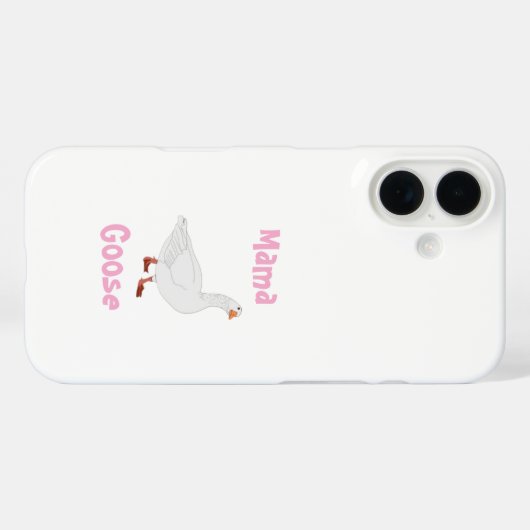 Mama Goose iPhone Case - Moederdag Gift (Achterkant (horizontaal))