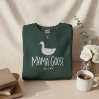 Mama Goose Minimalistische Illustratie van Moeders