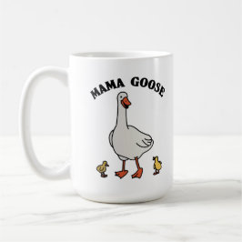 Mama Goose mok, Cute Moederdag keramische beker, M Koffiemok