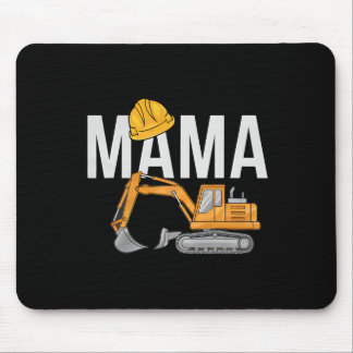 Mama Graafmachine Bouw Familie Matching Moeder Muismat