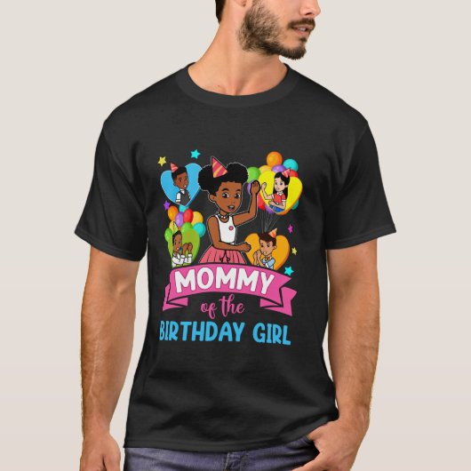 Mama Gracie's Corner Birthday Dolls Schattige Part T-shirt (Voorkant)