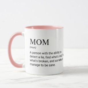 Mama Grappig Mooie Moederdefinitie Mok