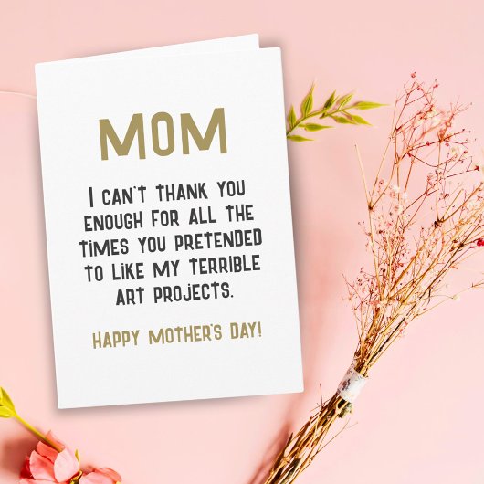 Mama Grappige Humor Quote Moederdag Kaart