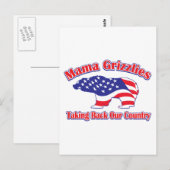 Mama Grizzlies Briefkaart (Voorkant / Achterkant)