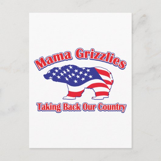 Mama Grizzlies Briefkaart (Voorkant)