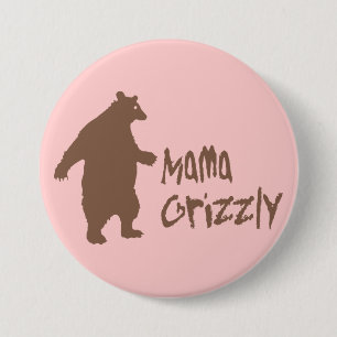 Mama Grizzly Ronde Button 7,6 Cm