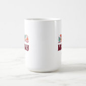 Mama Groovy Bloem Retro  Bloemen Moeder Koffiemok (Center)