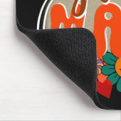 Mama Groovy Bloemen, Kleurrijke Boho Moederdag Muismat (Hoek)