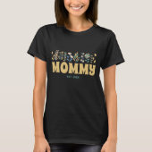 Mama Groovy Wildflower Retro  Bloemen Moeder T-shirt (Voorkant)