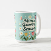 Mama growing season mom life koffiemok (Voorkant rechts)