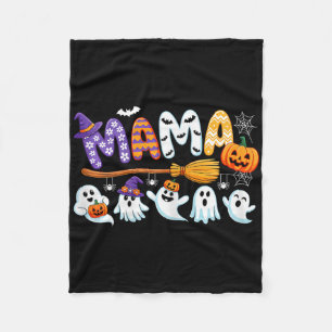 Mama Halloween Boo Geest Horror Kostuum Grappig Fe Fleece Deken