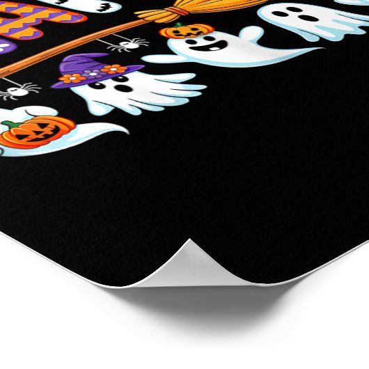 Mama Halloween Boo Ghost Horror Kostuum Grappig De Poster (Hoek)