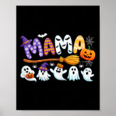 Mama Halloween Boo Ghost Horror Kostuum Grappig De Poster (Voorkant)