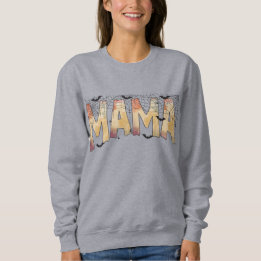 Mama Halloween Herfst Theme Design Trui
