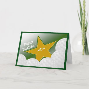 Mama - Happy Birthday Golf Loving Mother! Kaart