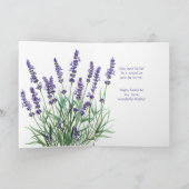 Mama Happy Pasen Lavendel Spring Garden Flower Feestdagen Kaart (Binnen)