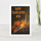 MAMA-HAPPY THANKSGIVING VAN UW FAMILIE (OF ANDERE) FEESTDAGEN KAART (Voorkant)