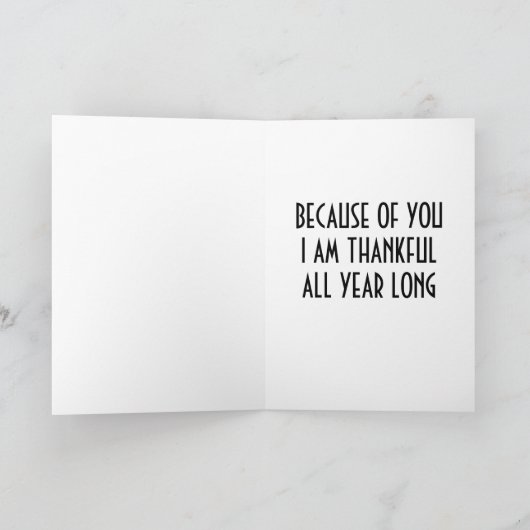 MAMA-HAPPY THANKSGIVING VAN UW FAMILIE (OF ANDERE) FEESTDAGEN KAART (Binnen)