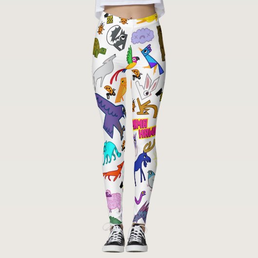 Mama Hawk-vivizieren Leggings (Voorkant)