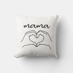 Mama Heart Hands Ontwerp een liefdevol geschenk vo Kussen