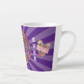 Mama Heart past liefde aan Latte Mok (Rechts)