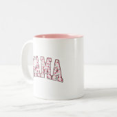 Mama Heart Tweekleurige Koffiemok (Voorkant links)